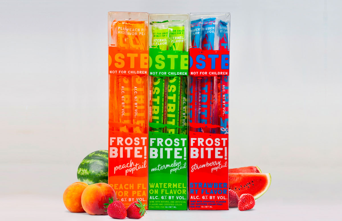 FROSTBITE. Brand, developent, packaging and design by Matt Rock c/o Winterland Beverages